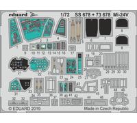 Eduard 73678 Etched Aircraft Detailling Set 1:72 Mil Mi-24V