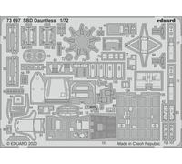 Eduard 73697 Etched Aircraft Detailling Set 1:72 Douglas SBD Dauntless