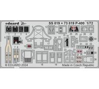 EDUARD 73819 PHOTOCUT AIRCRAFT UPGRADE P-400 ARMA HOBBY 1/72