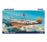 Eduard 7462 Spitfire Mk.VIII Weekend Edition 1:72 Plastic Model Kit
