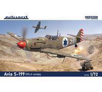 Eduard - avia s-199 erla canopy 1/72 - eduard 7472