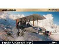 Eduard Plastic Kit Sopwith F.1 Camel (Clerget) 1:48 ProfiPACK Edition 82172