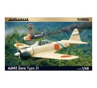 Eduard Plastic Kits 82212 1:48 A6M2 Zero Type 21 Plastic Kit - New