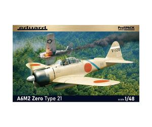 Eduard 82212 Mitsubishi A6M2 Zero Type 21 ProfiPACK Plastic Plane Model Kit