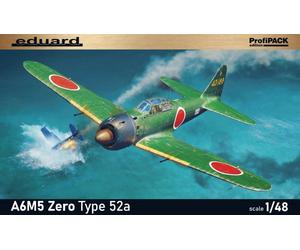 Eduard 82216 1:48th scale Mitsubishi A6M5 Zero Type 52a ProfiPACK Edition