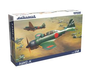 Eduard 84211 1:48th scale WWII fighter aircraft A6M2-K Weekend Edition