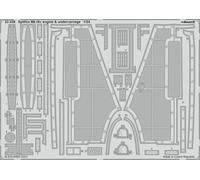 Eduard Accessories 23039 - 1:24 Spitfire Mk.IXc Engine & Undercarriage AIRFIX