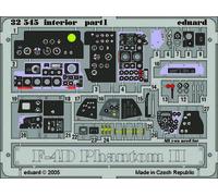 Eduard Accessories 32545 - 1:32 F-4D Phantom II Interior For Tamiya Kit - Etched