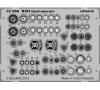 Eduard Accessories 32866 - 1:32 WWI Instruments - Etch Set - New