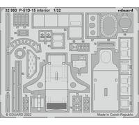 Eduard Accessories 32993 - 1:32 P-51D-15 Interior For Revell - New