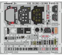 Eduard Accessories 33292 - 1:32 P-51D-15 for Revell - New