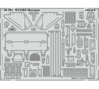 Eduard Accessories 36301 - 1:35 M4A3E8 Sherman For Tamiya - Etched Set - New