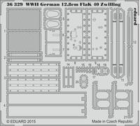 Eduard Accessories 36329 - 1:35 WWII German 12.8Cm Flak 40 Zwilling F.Ta Takom