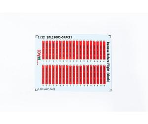 Eduard Accessories 3DL32005 - 1:32 Remove Before Flight (Black) Space - New