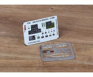 Eduard Accessories 3DL32014 - 1:32 P-40B Space 1/32 Great Wall Hobby - New