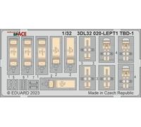 Eduard Accessories 3DL32020 - 1:32 TBD-1 SPACE 1/32 TRUMPETER - New