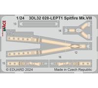 Eduard Accessories 3DL32028 - 1:24 Spitfire Mk.VIII Space Airfix - New