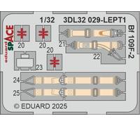 Eduard Accessories 3DL32029 - 1:32 Bf 109F-2 SPACE HOBBY 2000 / HASEGAWA - New