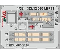 Eduard Accessories 3DL32030 - 1:32 Bf 109F-4 SPACE HOBBY 2000 / HASEGAWA - New