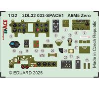 Eduard Accessories 3DL32033 - 1:32 A6M5 Zero Space Tamiya - New