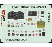 EDUARD 1/48 3D DETAILS 3DL48154 Republic P-47D-25RE THUNDERBOLT SPACE (MINIART)
