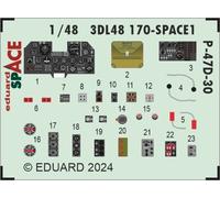 Eduard Accessories 3DL48170 - 1:48 P-47D-30 Space 1/48 Miniart - New