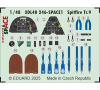 Eduard Accessories 3DL48246 - 1:48 Spitfire Tr.9 Space Airfix - New
