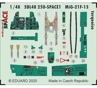Eduard Accessories 3DL48250 - 1:48 MiG-21F-13 Turquoise SPACE For Eduard - New