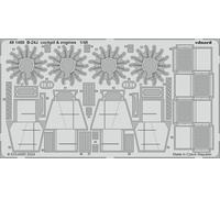 Eduard Accessories 491450 - 1:48 B-24J Cockpit & Engines Hobby Boss - New