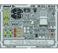 Eduard Accessories 49314 - 1:48 P-40E Warhawk for Hasegawa Kit - Etched Set - N