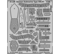 Eduard Accessories 53228 1:350 - German Submarine Type VIIC/41 for Revell - New