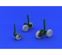 Eduard Accessories 648248 - 1:48 MiG-31 Wheels for AMK - Resin Kit - New