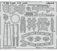 Eduard Accessories 73666 1:72 - F-35A For Academy - New