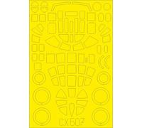 Eduard Accessories CX507 - 1:72 Masking Sheet B-25C/D for Airfix - New