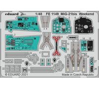 Eduard Accessories FE1149 - 1:48 MiG-21BIS Weekend For Eduard - New