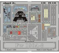 Eduard Accessories - FE348 Model-Making Accessory Kit Fw 190 A-8 for Tamiya kit 61095