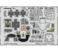 Eduard SS696 Etched Aircraft Detailling Set 1:72 Grumman TBF/TBM-1 Avenger