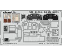 Eduard Accessories SS824 - 1:72 SM.79 Italeri - New