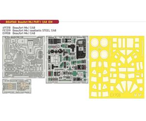 Eduard Big-Ed EBIG49360 1:48 Bristol Beaufort Mk.I PART I