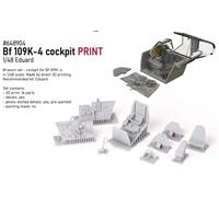 EDUARD BRASSIN 648904 Messerschmitt Bf109K-4 Cockpit 1/48 3D print, etch, decals