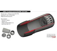 Eduard Brassin 648915 1:48 F-16 exhaust nozzle GE F110 for Kinetic