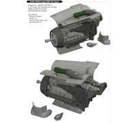 Eduard Brassin 672352 1:72 Messerschmitt Bf-109G-6 engine