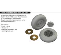 Eduard Brassin ED624004 Supermarine Spitfire Mk.IXc wheels 5 spoke 1:24