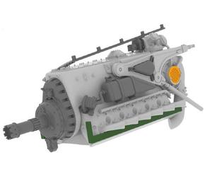 Eduard Brassin ED632025 1:32 Messerschmitt Bf-109G-6 engine