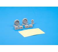 Eduard Brassin ED632125 1:32 Focke-Wulf Fw-190A-8 wheels with Wtd tyre effect