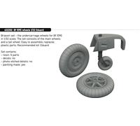 Eduard Brassin ED632202 1:32 Messerschmitt Bf-109E wheels