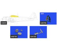 Eduard Brassin ED644189 1:48 Mitsubishi A6M3 Zero LooK plus