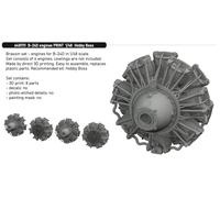Eduard Brassin ED6481111 Consolidated B-24D Liberator engines 3D-Printed 1:48