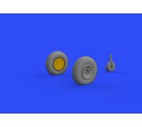 Eduard Brassin ED648484 P-47D Thunderbolt Weighted Wheels 1:48
