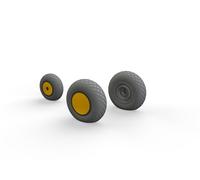 Eduard Brassin ED648515 P-38F/G Lightning Weighted Wheels 1:48